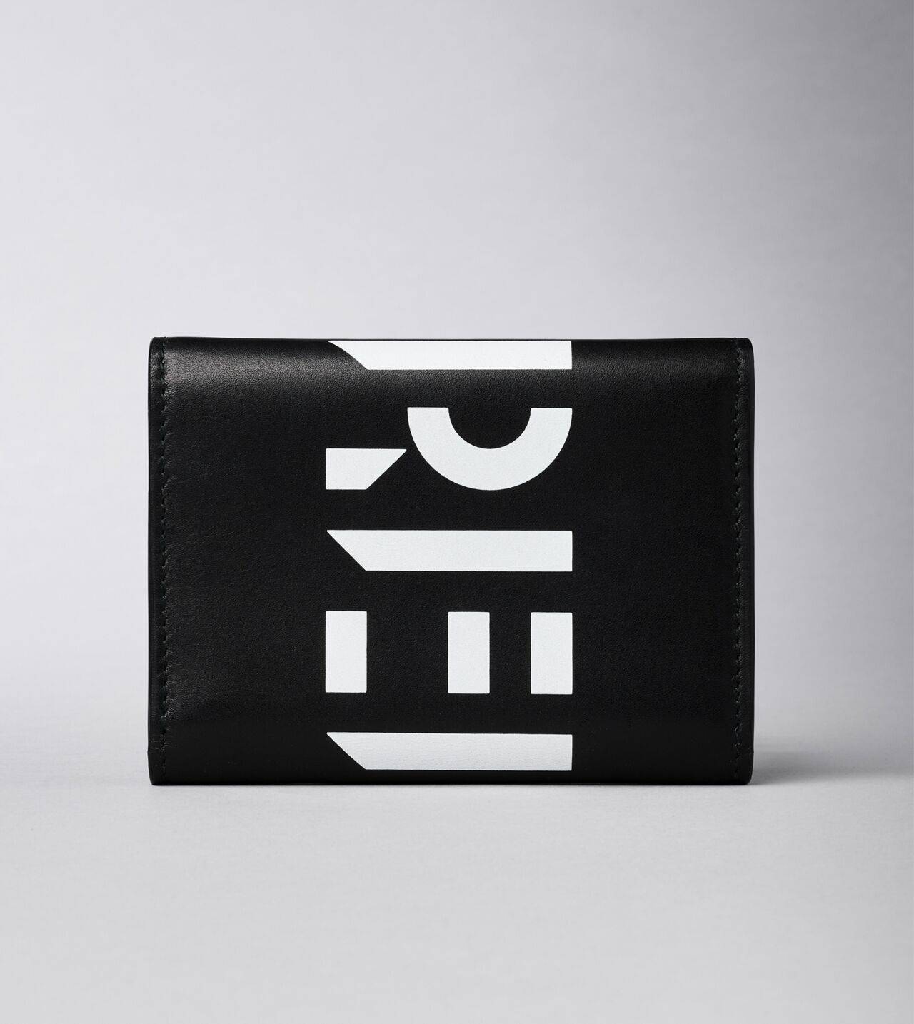 Picture of Byredo Flap wallet in Black printed leather