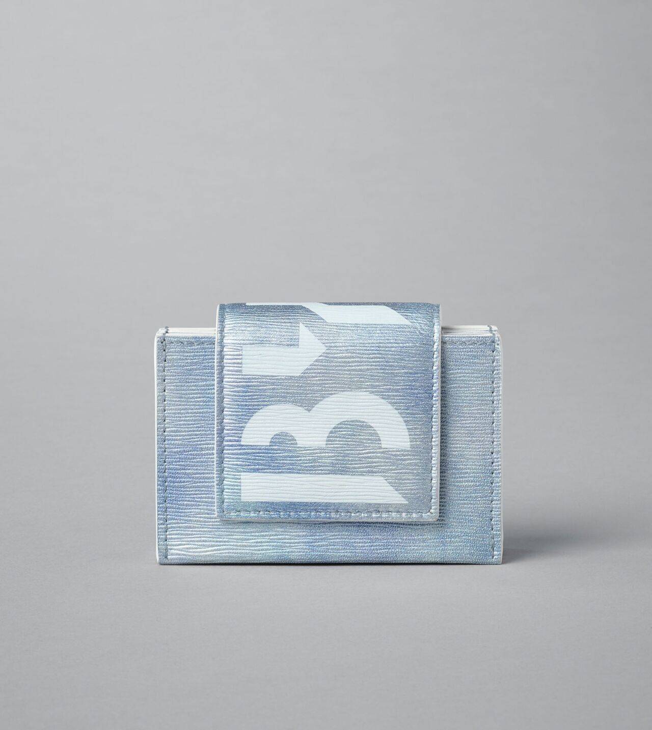 Umbrella wallet in Sky Blue White
