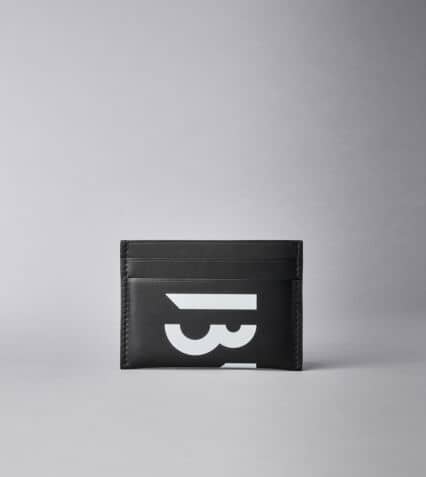Credit card holder in Black Leather