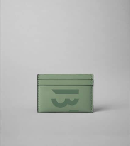 Credit card holder in Light green