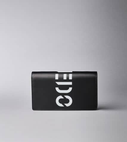 Picture of Byredo Wallet clutch in Black printed leather