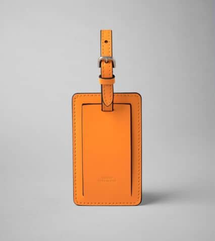 Luggage tag in Orange