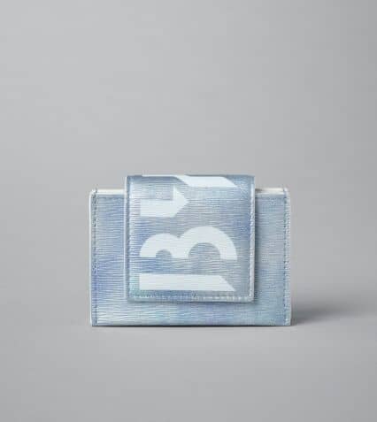 Umbrella wallet in Sky Blue White