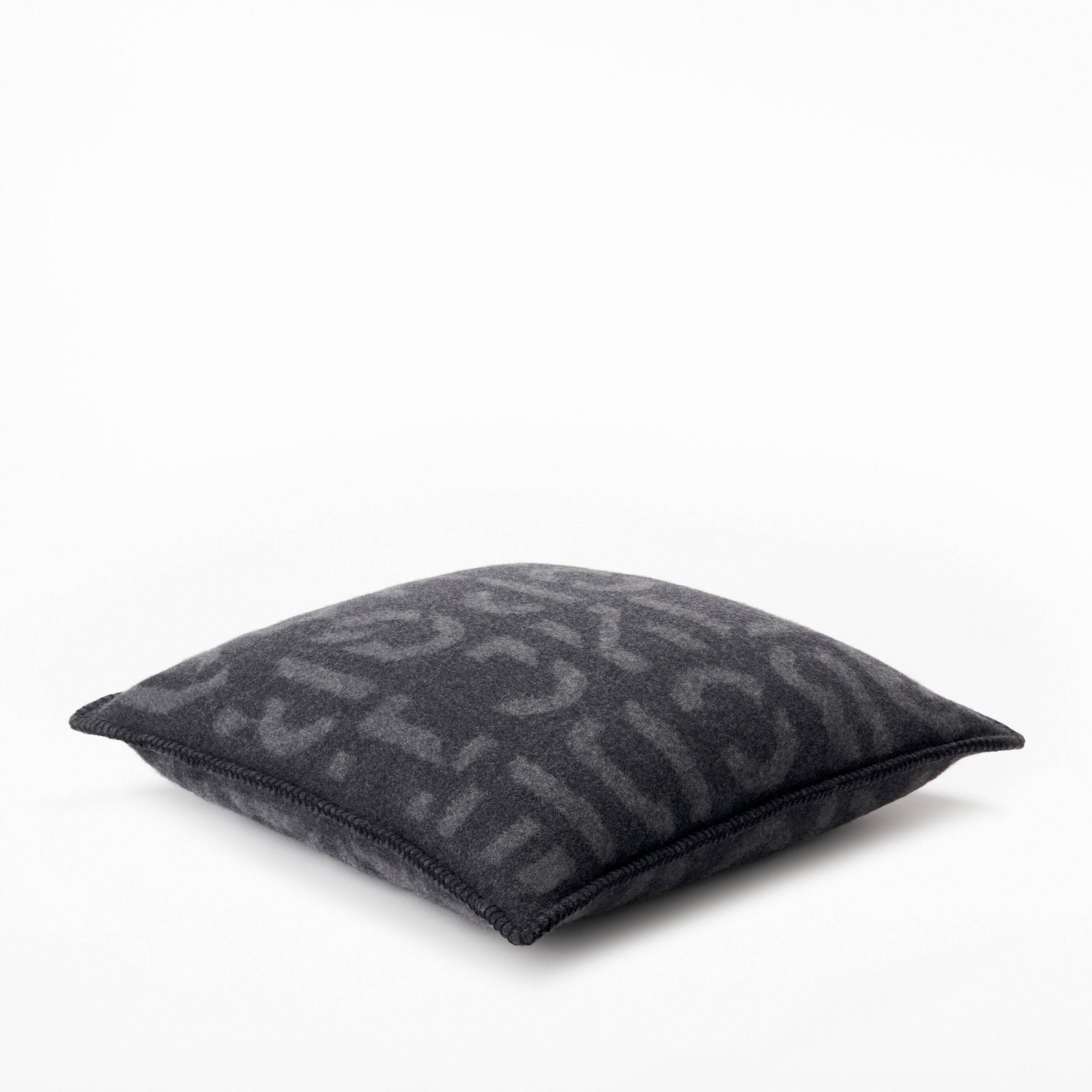 The Alphabeta Cushion – Charbon