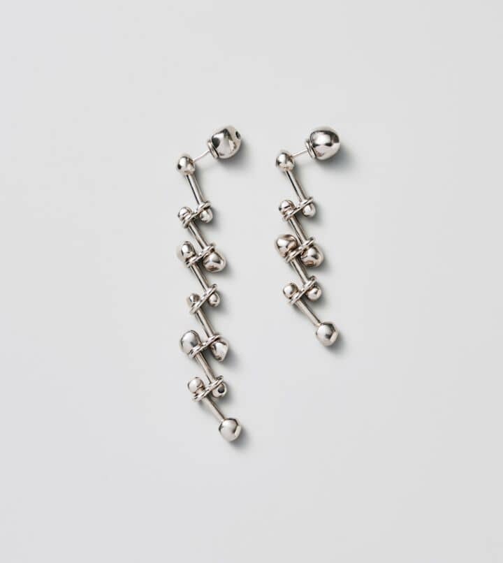Silver Pendant Earrings