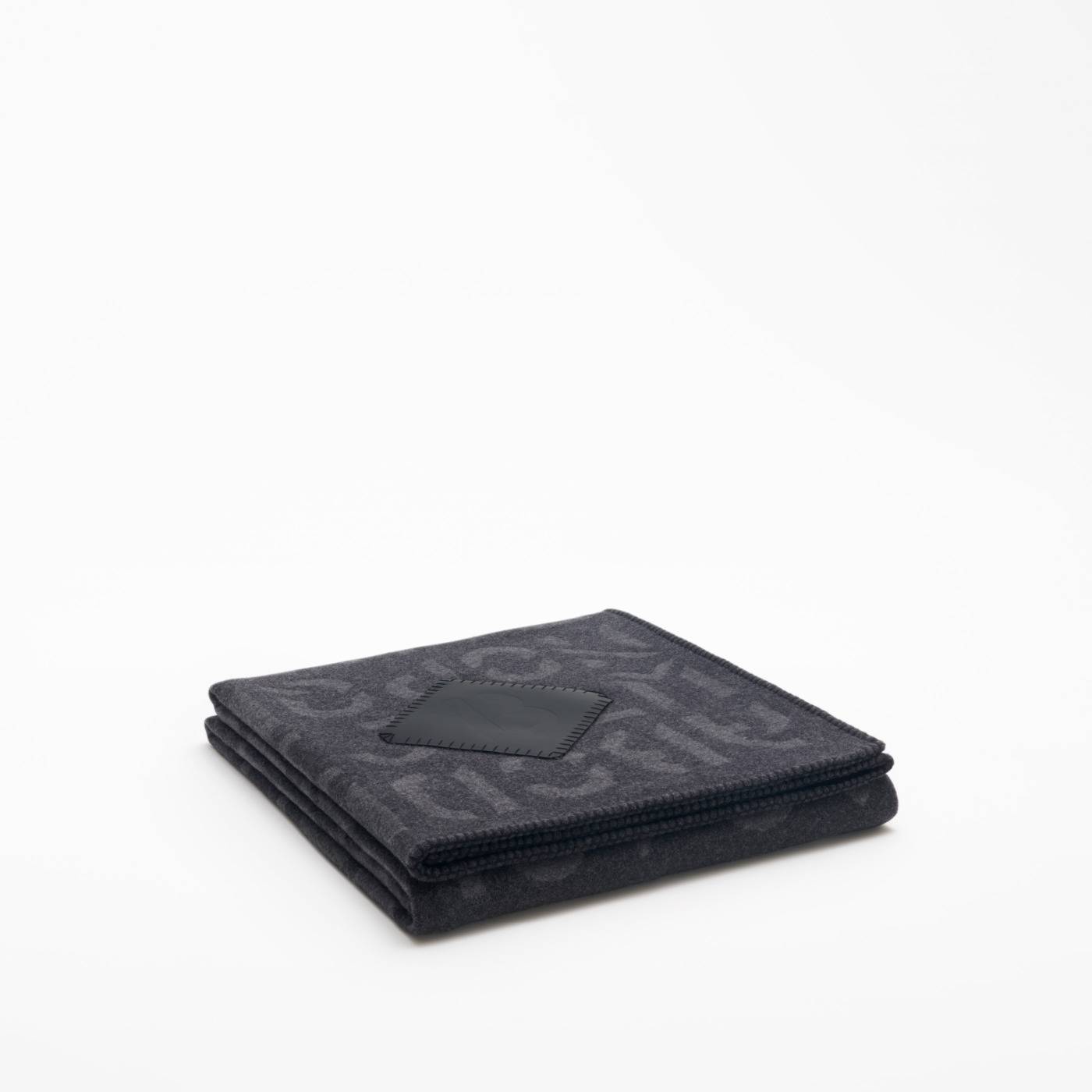 Home textile The Alphabeta Blanket - Charbon