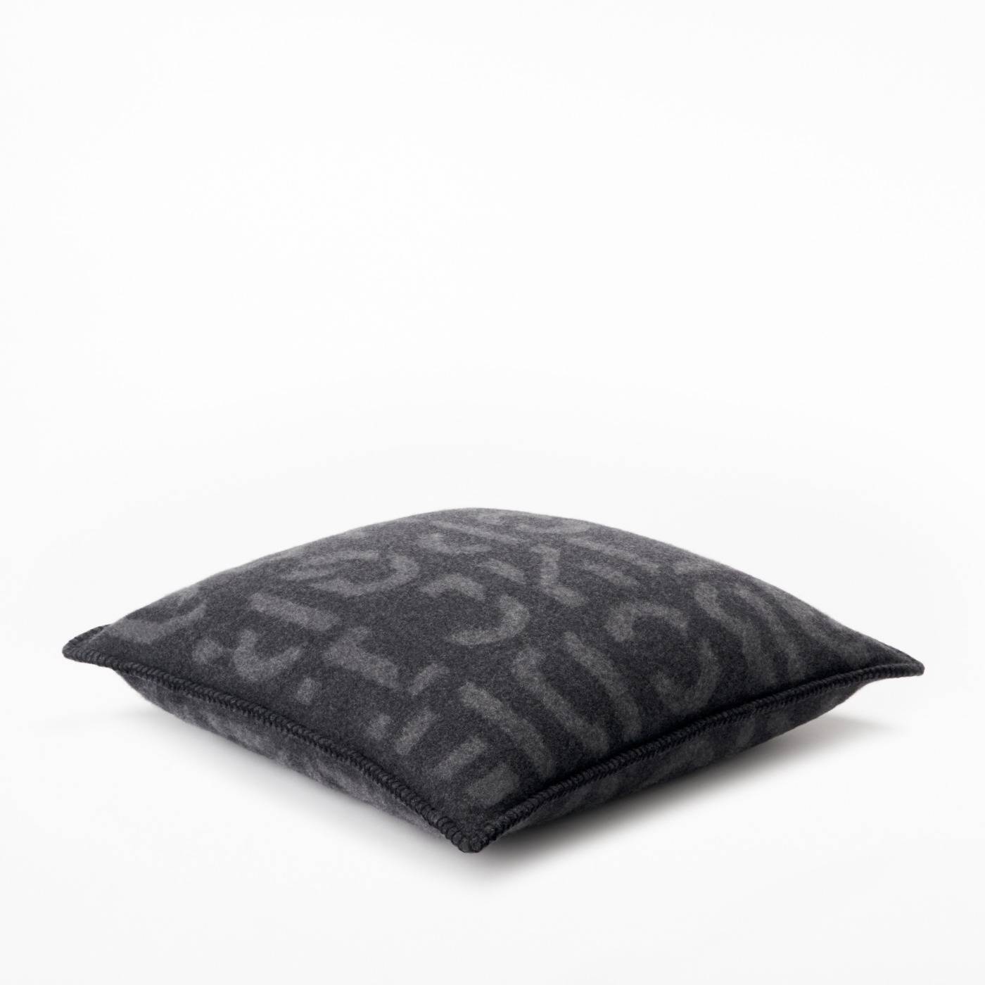 Home textile The Alphabeta Cushion – Charbon